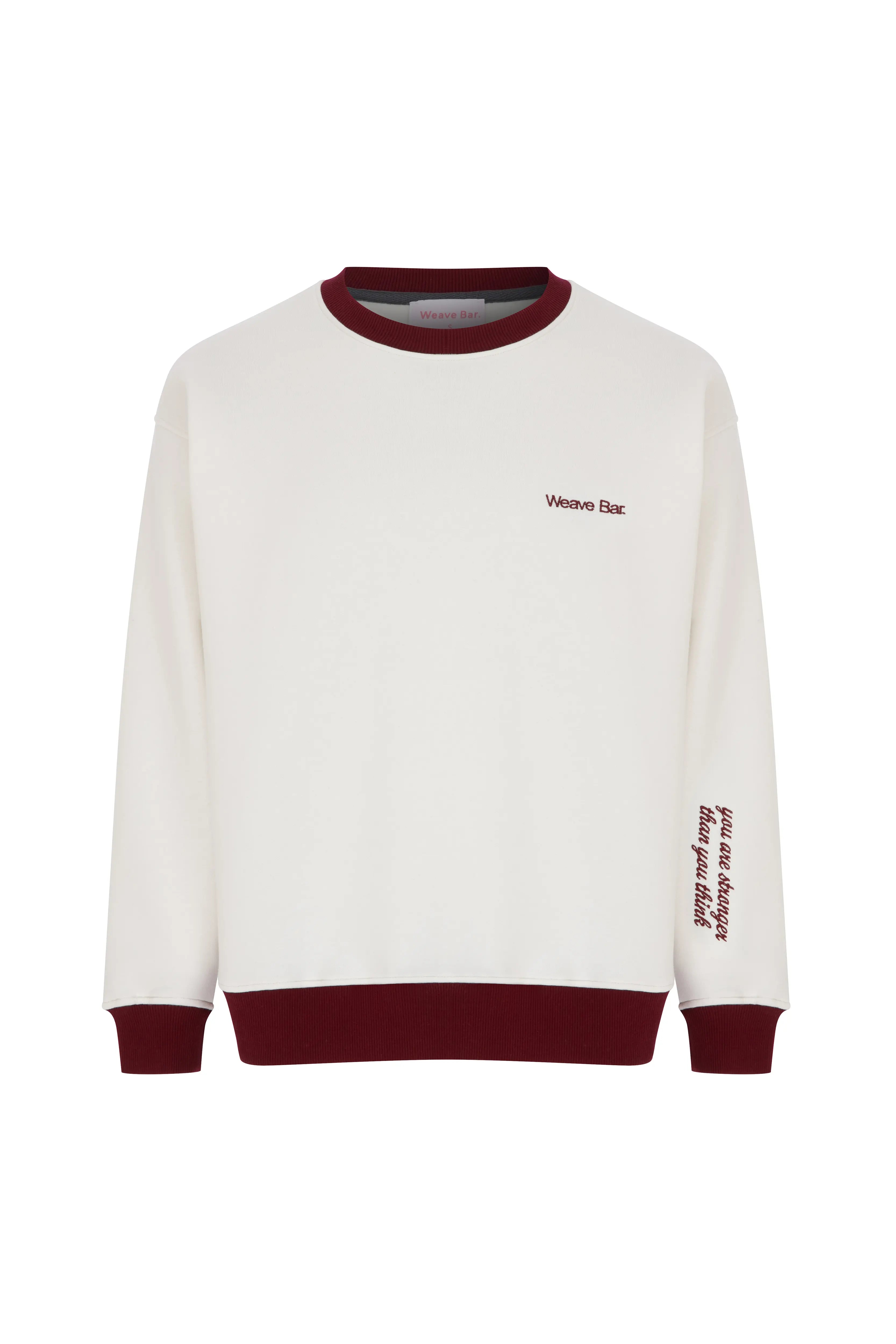 WeaveBar Oversize Sweatshirt Ekru